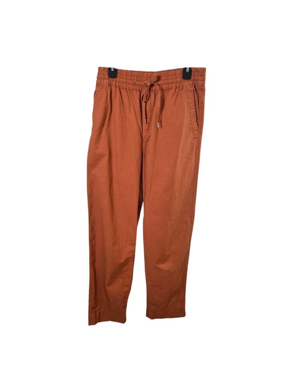 Gap Terra Cotta High Rise Straight Leg Pull On Pants Size 10 Tall